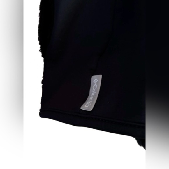 Columbia By the Lake plush nvy full zp jkt w 3 frnt pckts & stand up collar SZ L - Picture 9 of 9